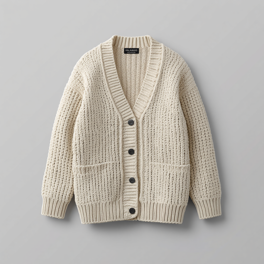 Women's Knit Button Cardigan
