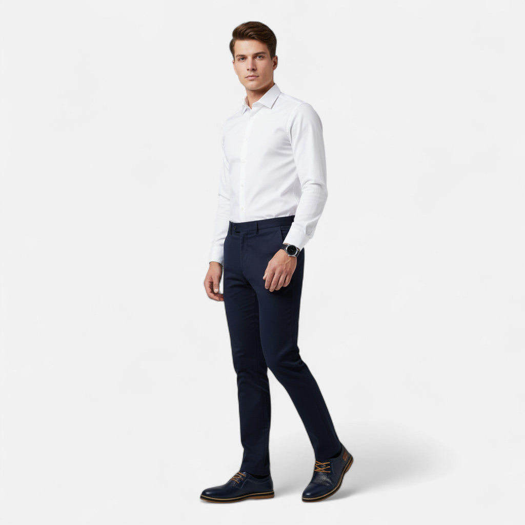 Men's lace-up derby shoes