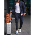 Men's bomber jacket and jogger tracksuit in navy