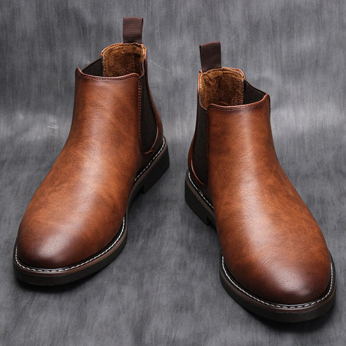 Men's Classic Chelsea Boots in brown