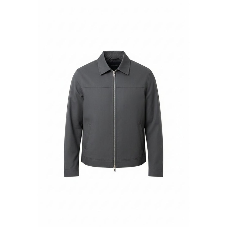 Men's Harrington Jacket with Classic Collar for Cool Days