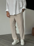 Men's Soft Relaxed Trousers in beige