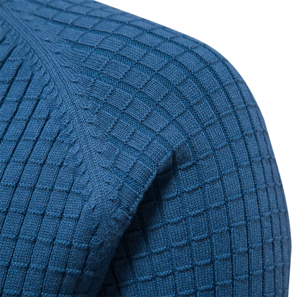 Close-up of the raglan shoulder