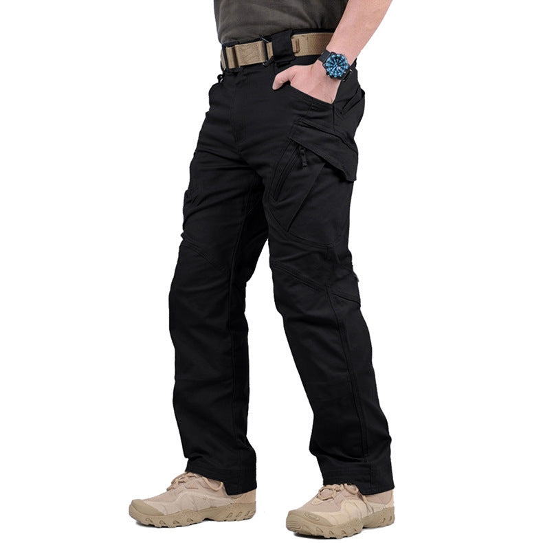 Men's Water-Repellent Cargo Trousers with Multiple Pockets in 4 Colors