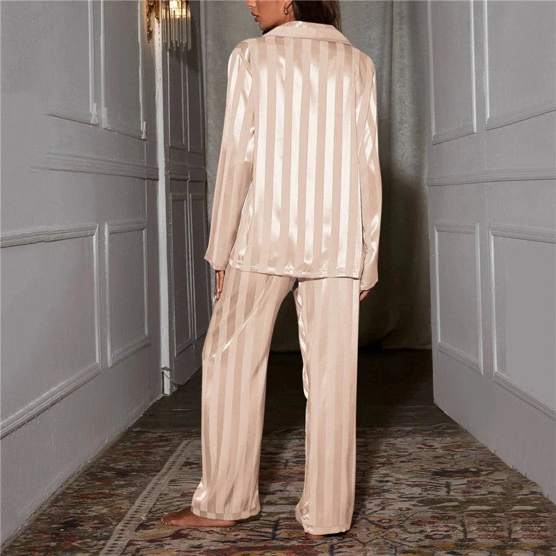 Women's striped pyjama set