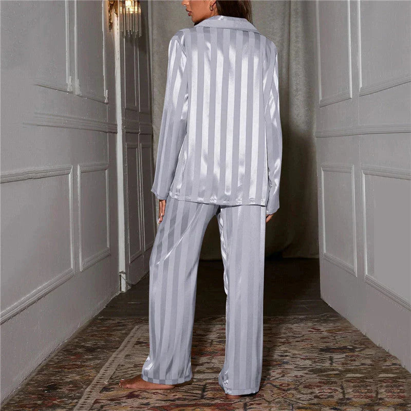 Women's striped pyjama set