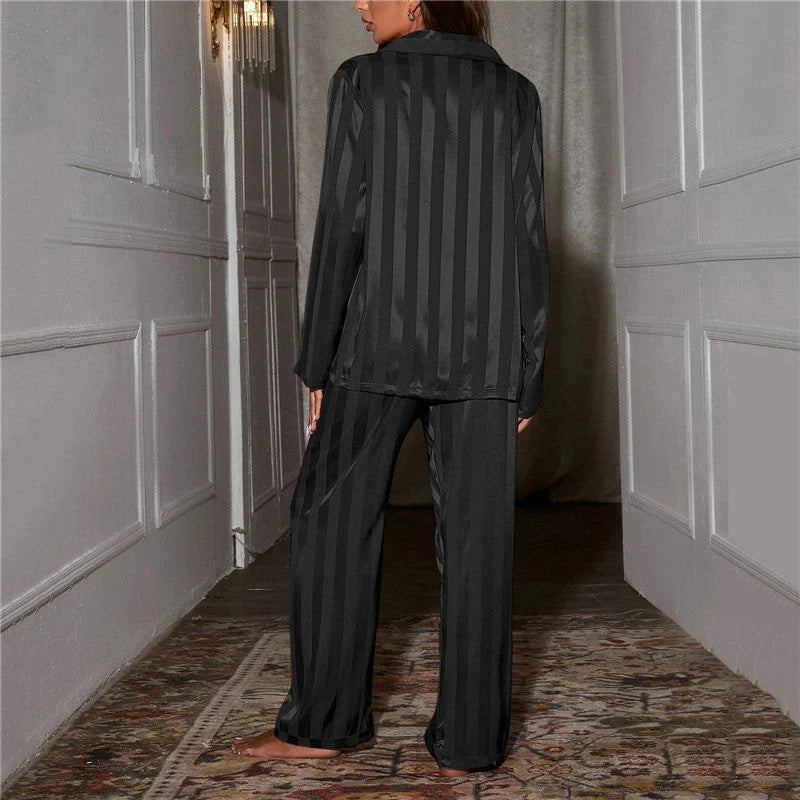 Women's striped pyjama set