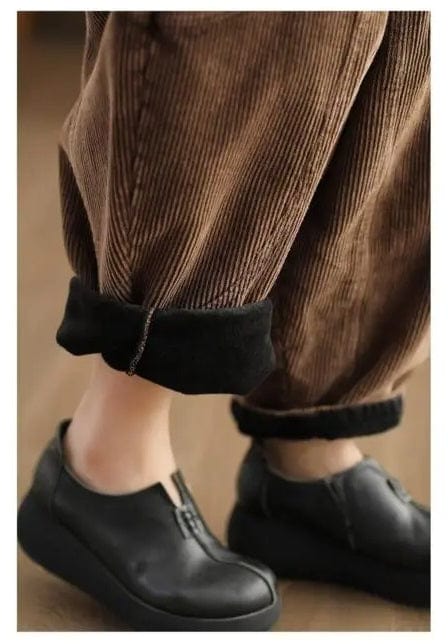 Women's Corduroy Harem Trousers