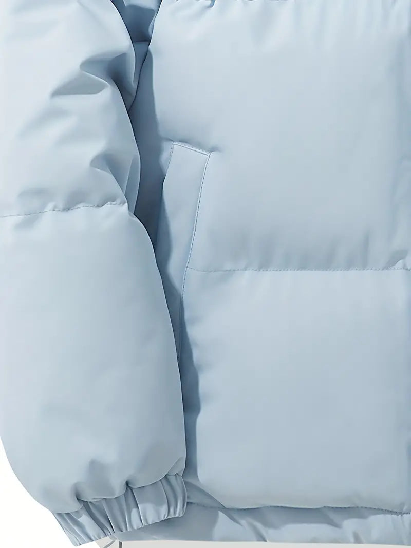 Close-up of the blue sleeve