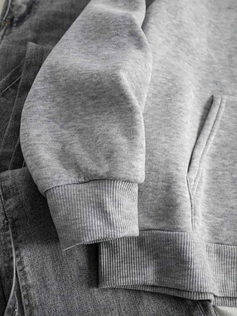 Close-up of the ribbed cuff on the grey leopard star hoodie