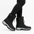 Women's Toggle Lace Winter Boots in black