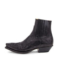 Men's western ankle boots in black
