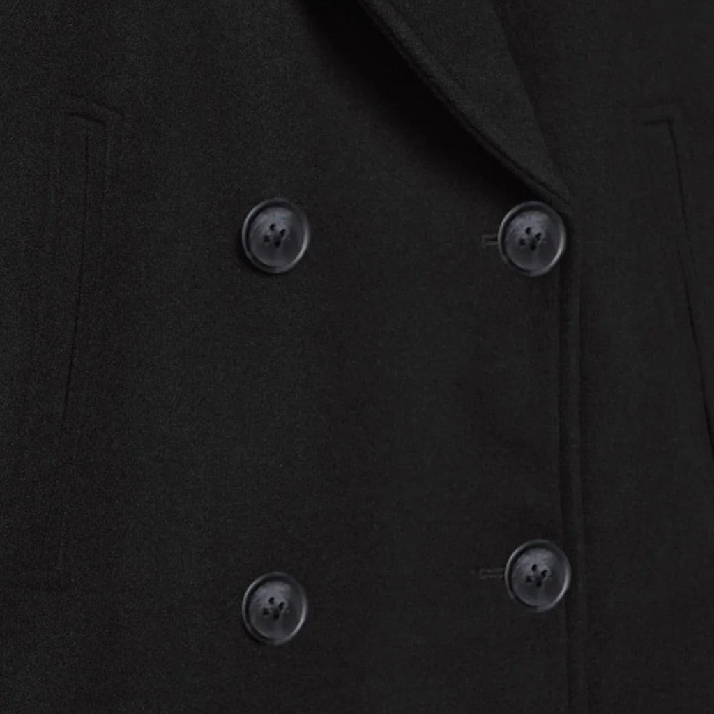 Women's cropped double-breasted jacket