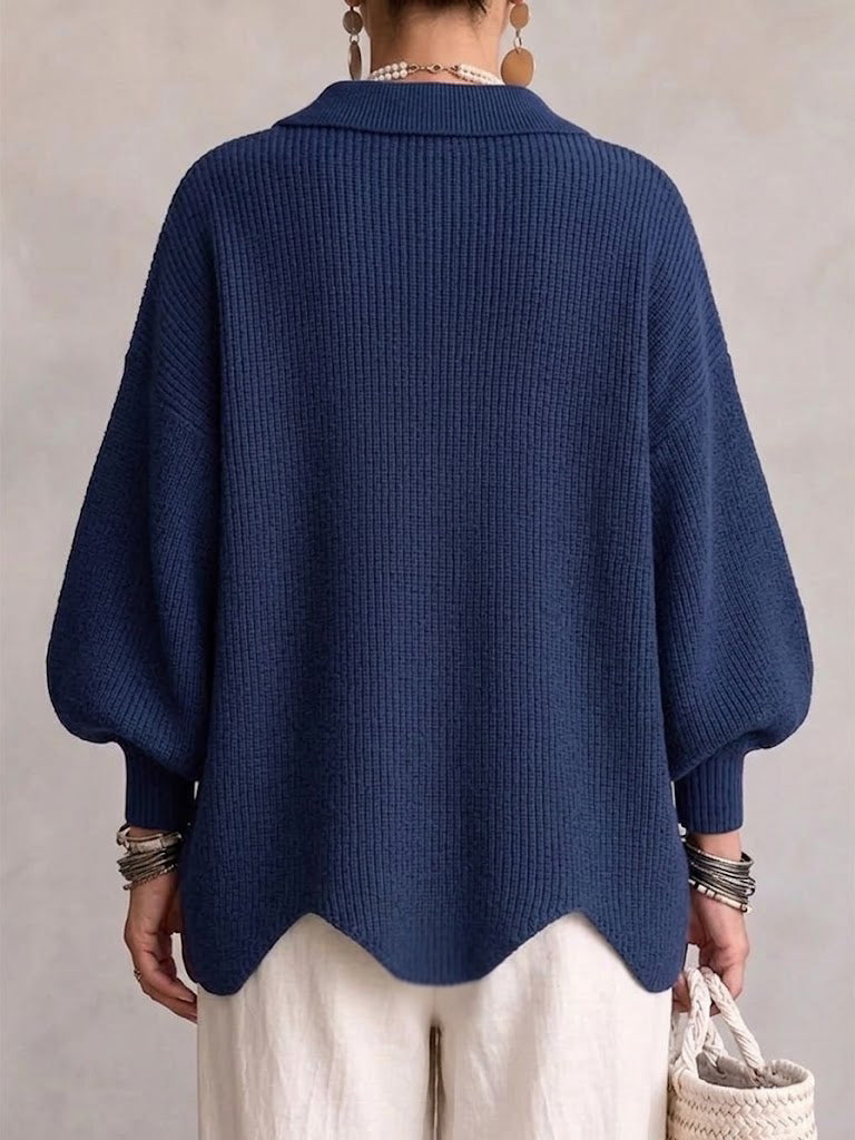 Women's oversized knit cardigan